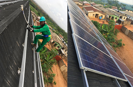 Nijeryalı 25KW Off-Grid güneş enerjisi sistemi-otel projesi geri bildirimi
