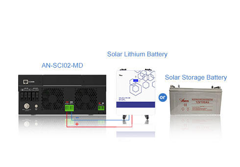 Hem güneş depolama pilleri hem de güneş lityum piller doğrudan bağlanabilir ve pil dengeleme fonksiyonu pil performansını optimize edebilir ve pil ömrünü uzatabilir.