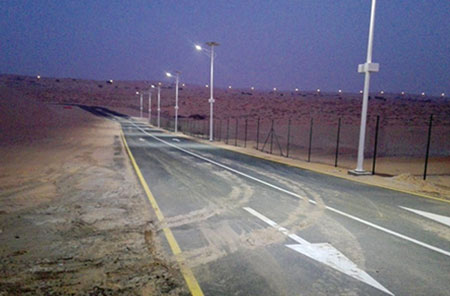 Dubai adası mühendislik yol aydınlatma projesi