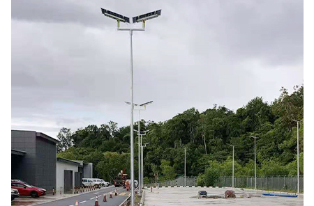 Brunei otopark güneş sokak ışık projesi