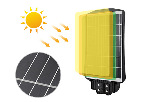 Yüksek dönüşüm güneş panelleri kullanarak, güneş panellerinin dönüşüm verimliliği, günlük elektrik tüketimini garanti edebilen % 22% kadar yüksektir.