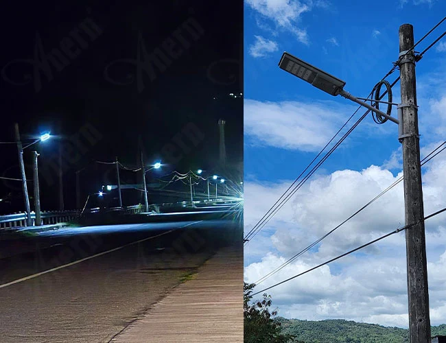 Led güneş entegre lamba