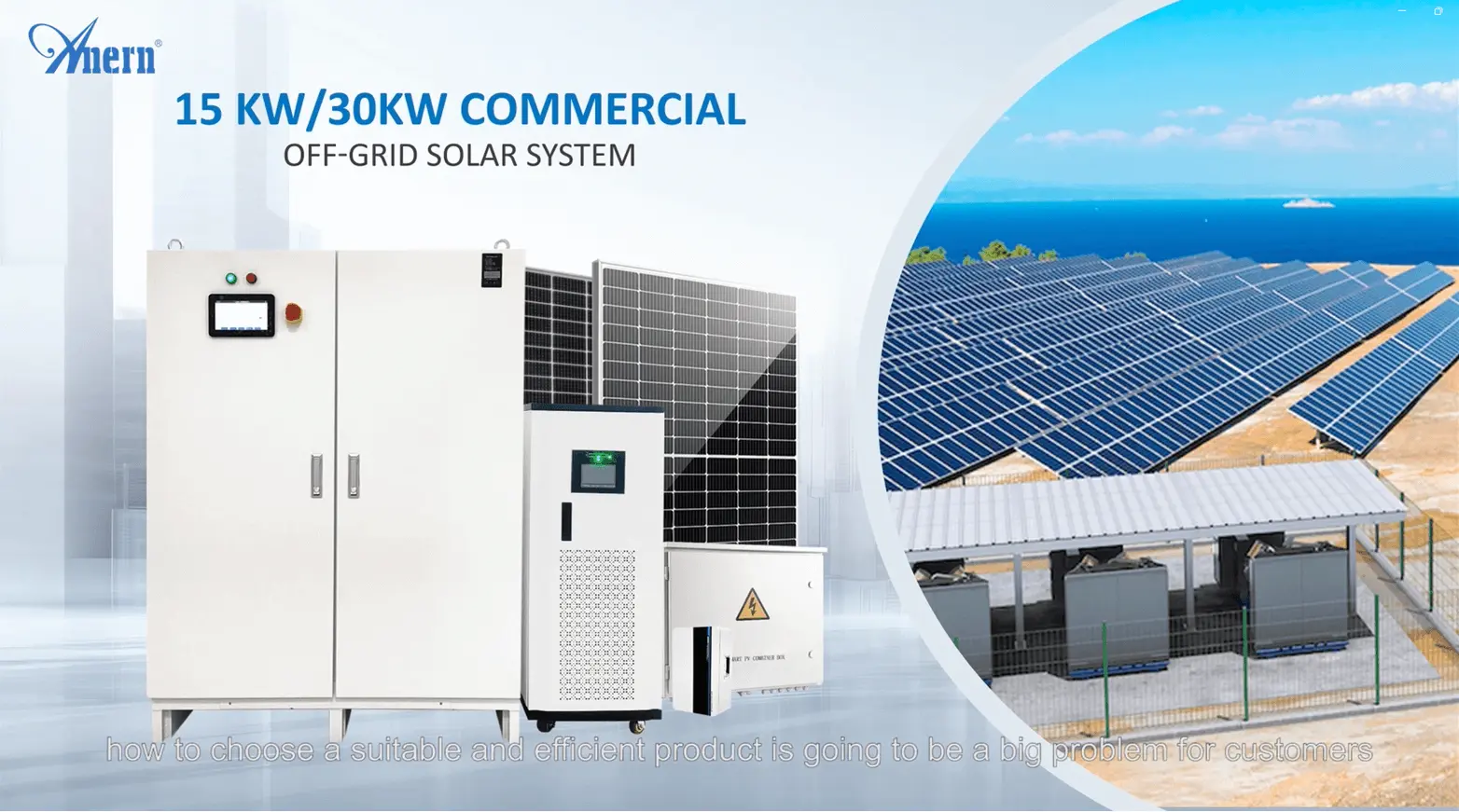 15KW-50KW kapalı ızgara güneş sistemi