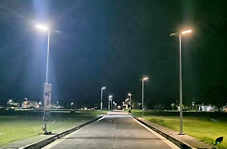 90sets SLV Solar Street Lights with CCTV in Philippine Park