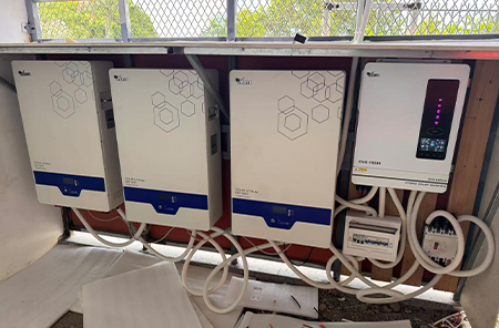 7 Sets of 10.2KW Solar Power Systems in Solomon Islands 7 Sets of 10.2KW Solar Power Systems in Solomon Islands