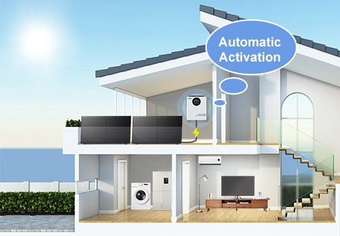 Sağlam bir lityum pil otomatik aktivasyon özelliği ile donatılmış, hem AC hem de PV kaynakları ile sorunsuz bir şekilde entegre edilmiş, performansı ve enerji kullanımını en üst düzeye çıkarmıştır.