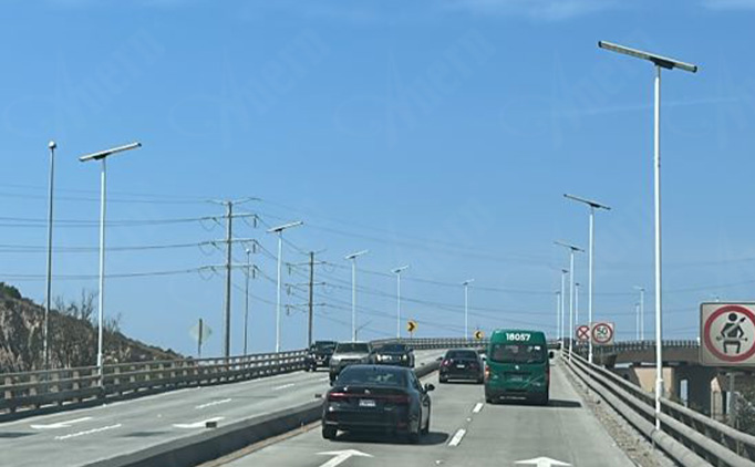 Meksika All-In-One güneş sokak lambası kurulum projesi